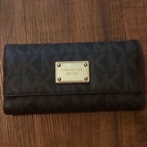 Brown Michael Kors wallet